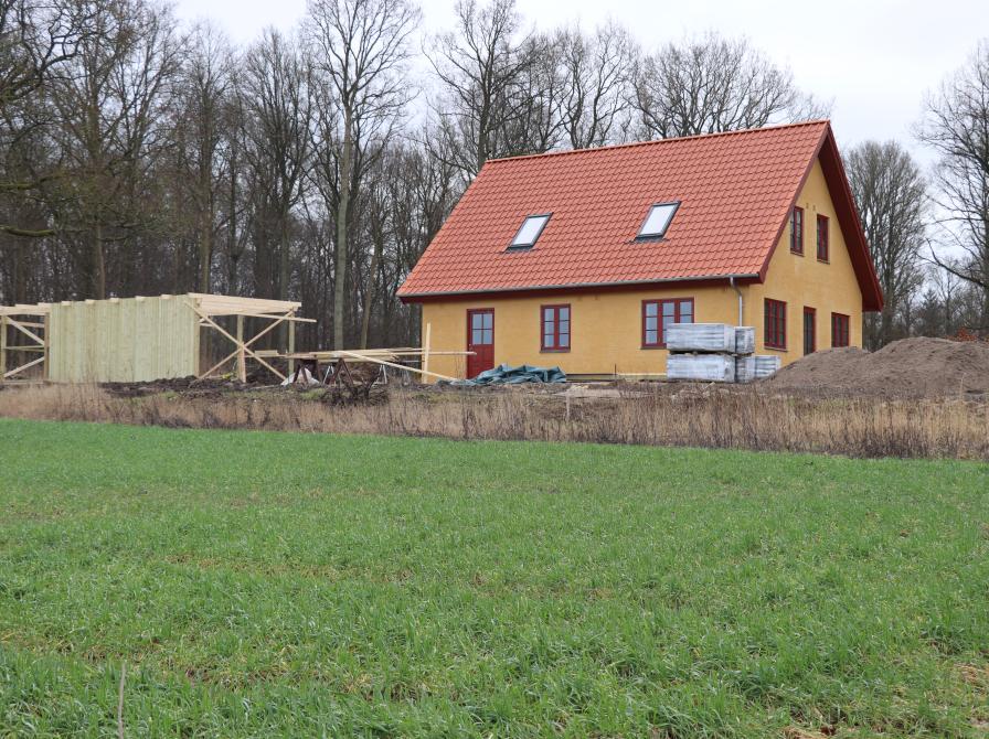 Hus under Aastrup genopført (fra Erik Jørgensens billedsamling)